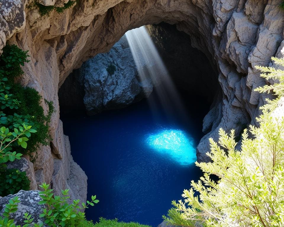 Bezoek de betoverende grotten van Capri, Italië