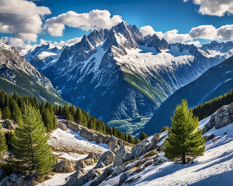 De Prachtige Bergtoppen van de Pyreneeën