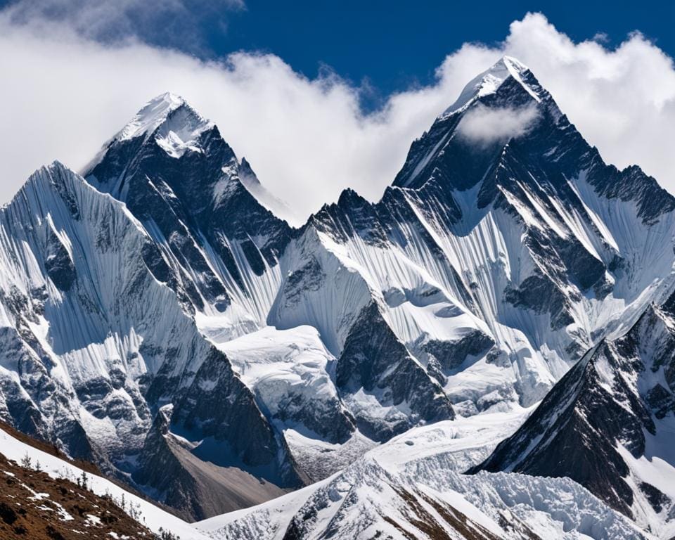 Natuurlijke schoonheid van de Himalaya