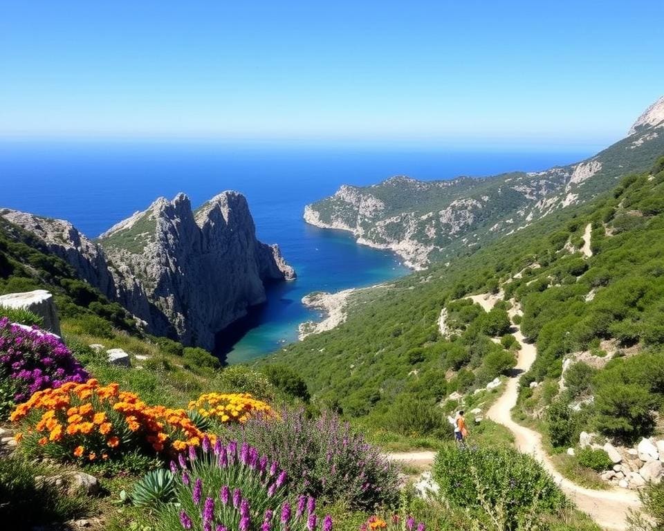 Wandelen door de natuur van Corsica, Frankrijk