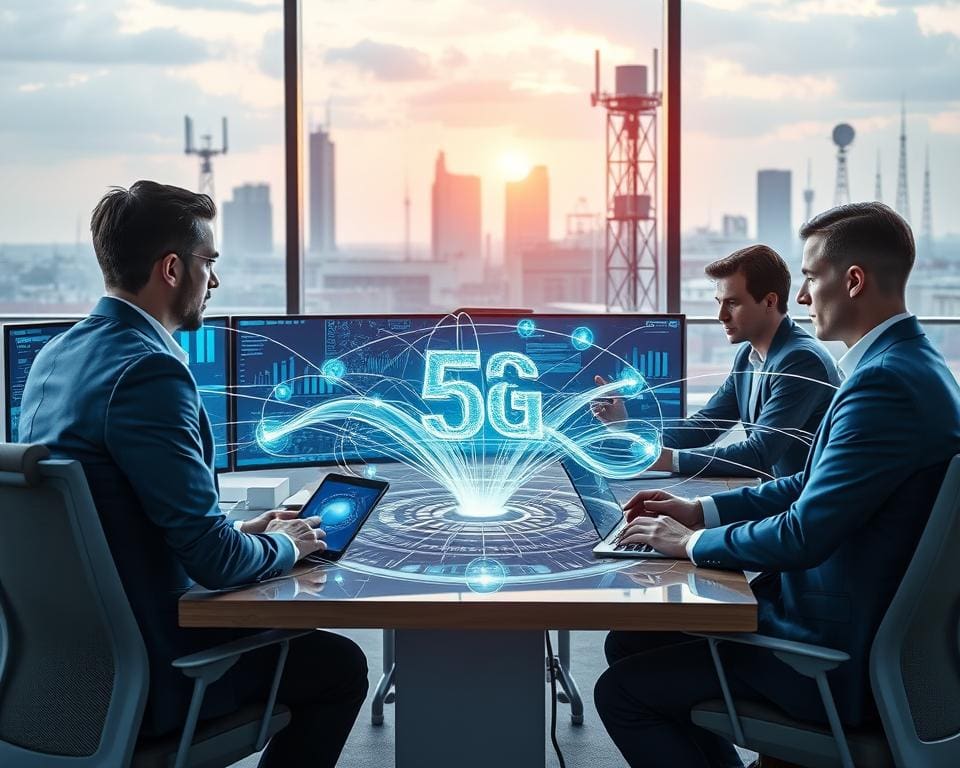 5G technologie en communicatie verbetering met 5G