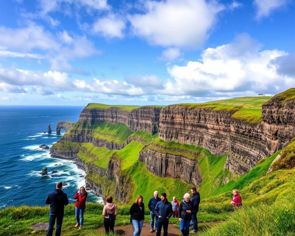 Bewonder de kliffen van Moher in Ierland