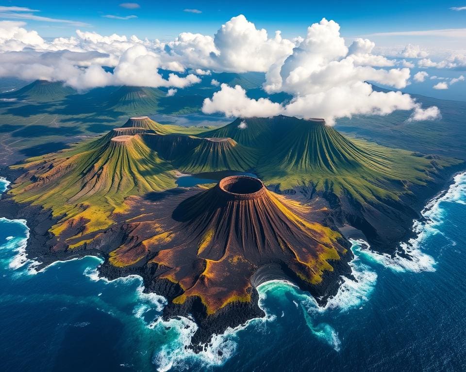 Bewonder de vulkanen van Hawaï vanuit de lucht