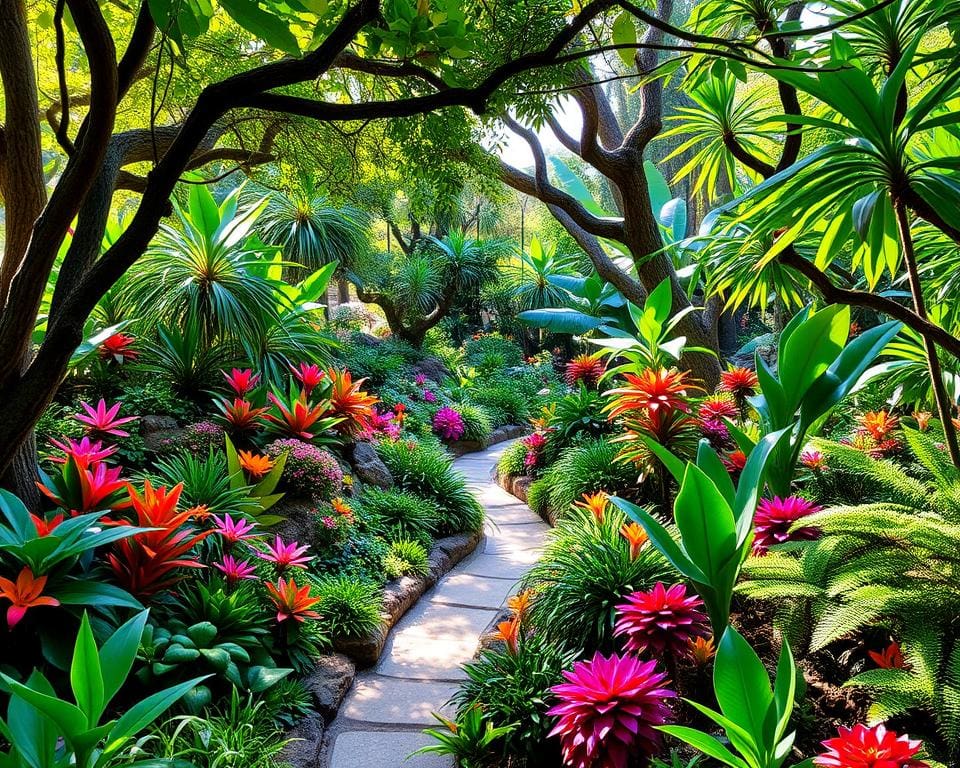 Bezoek een botanische tuin met zeldzame plantensoorten