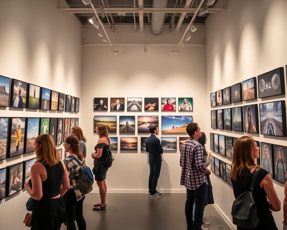 Bezoek een fototentoonstelling van opkomende talenten