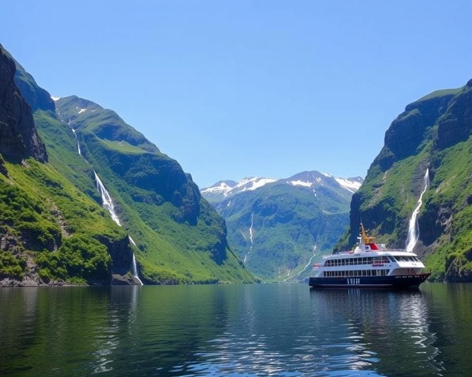 Boottocht door de Noorse fjorden