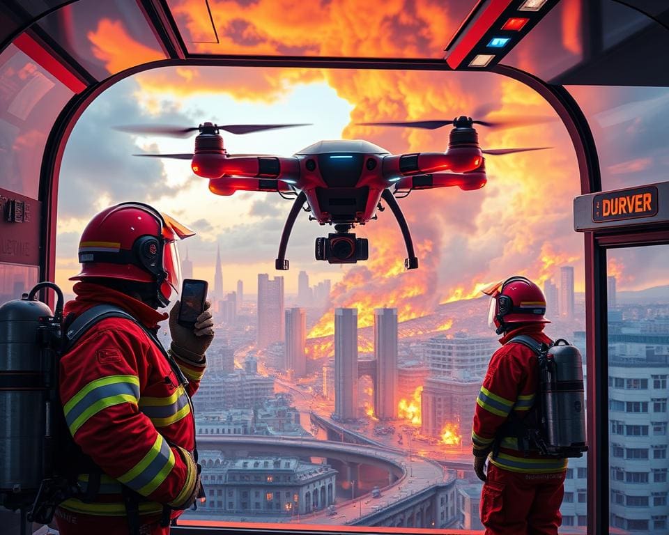 Brandweer en drone-technologie: Snellere reacties in noodsituaties