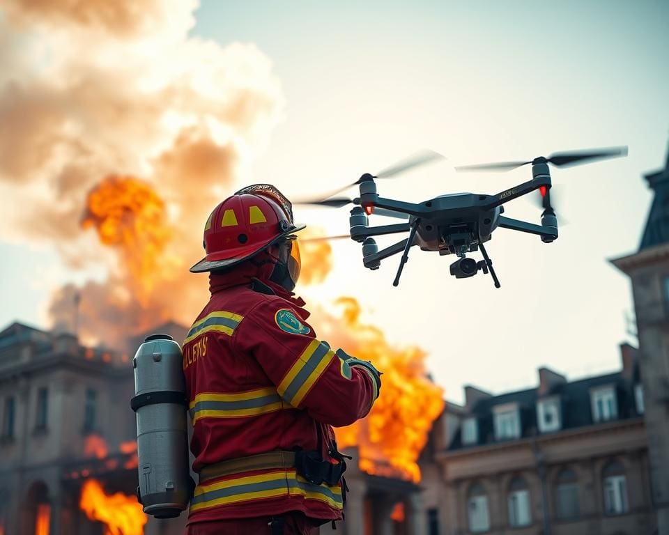 Brandweer en drone-technologie