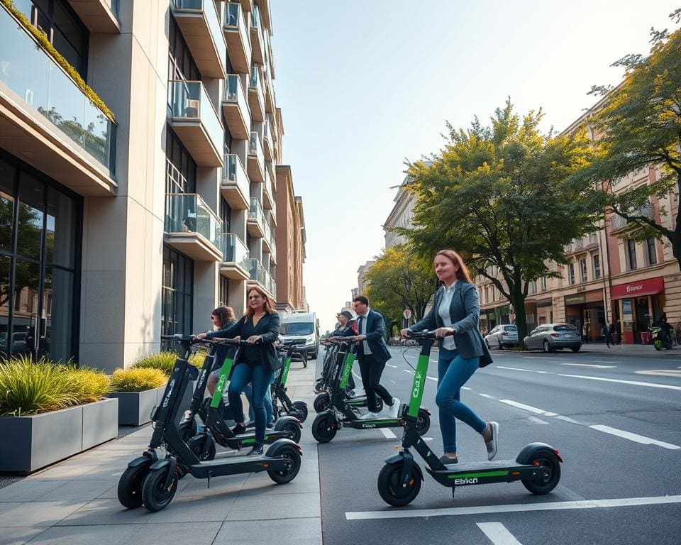 Duurzame mobiliteit met elektrische scooters