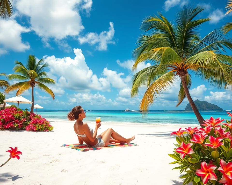 Geniet van een stranddag op de Seychellen