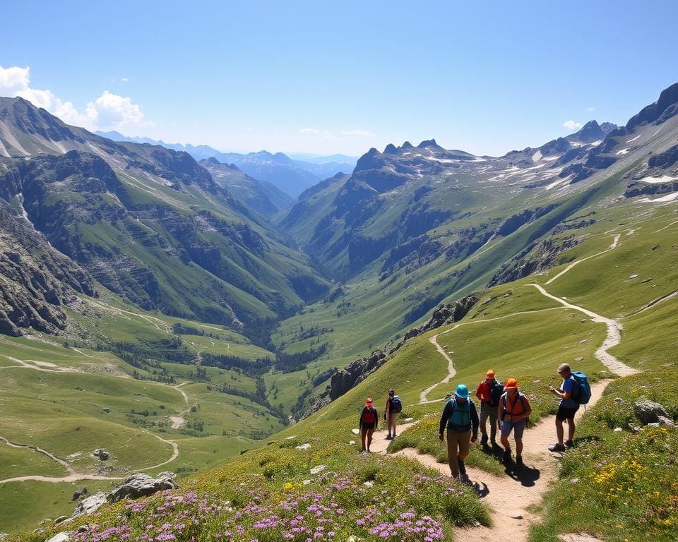 Geniet van een trektocht door de bergen van Albanië