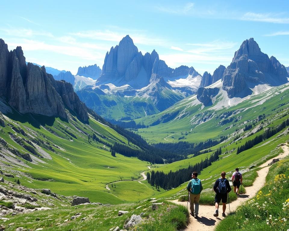 Geniet van een wandeling door de Dolomieten