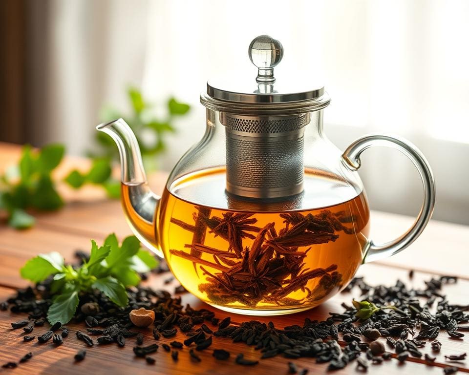 Glazen theepotten met infuser: Thee zetten zonder gedoe