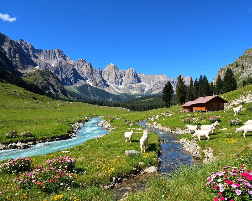 Ongerepte natuur en biodiversiteit in de bergen van Albanië