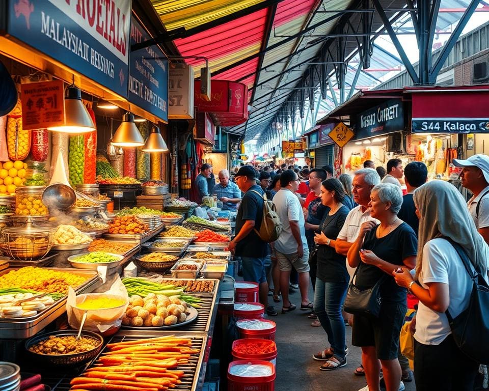 Proef lokale gerechten op de markten van Kuala Lumpur