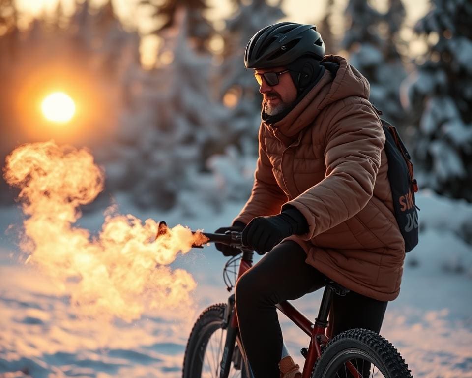 Warm blijven op de fiets