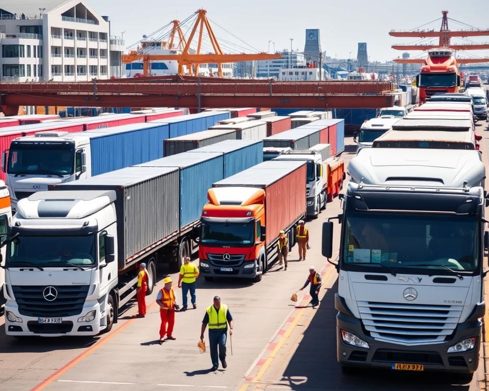 Werken in de transportsector