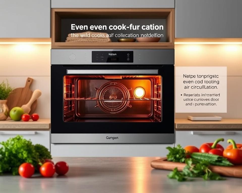 elektrische ovens met luchtcirculatie voor gelijkmatige garing