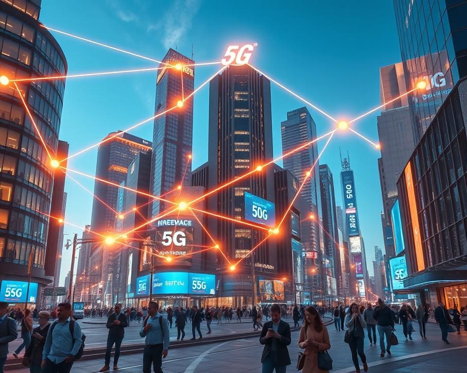 5G-netwerk en digitale connectiviteit