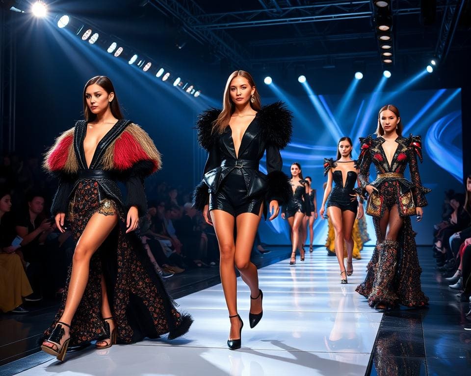 Balmain glamour en kracht op de catwalk