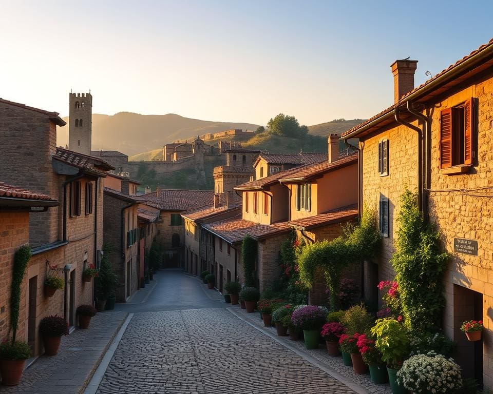 Bezienswaardigheden in de middeleeuwse dorpen van Toscane