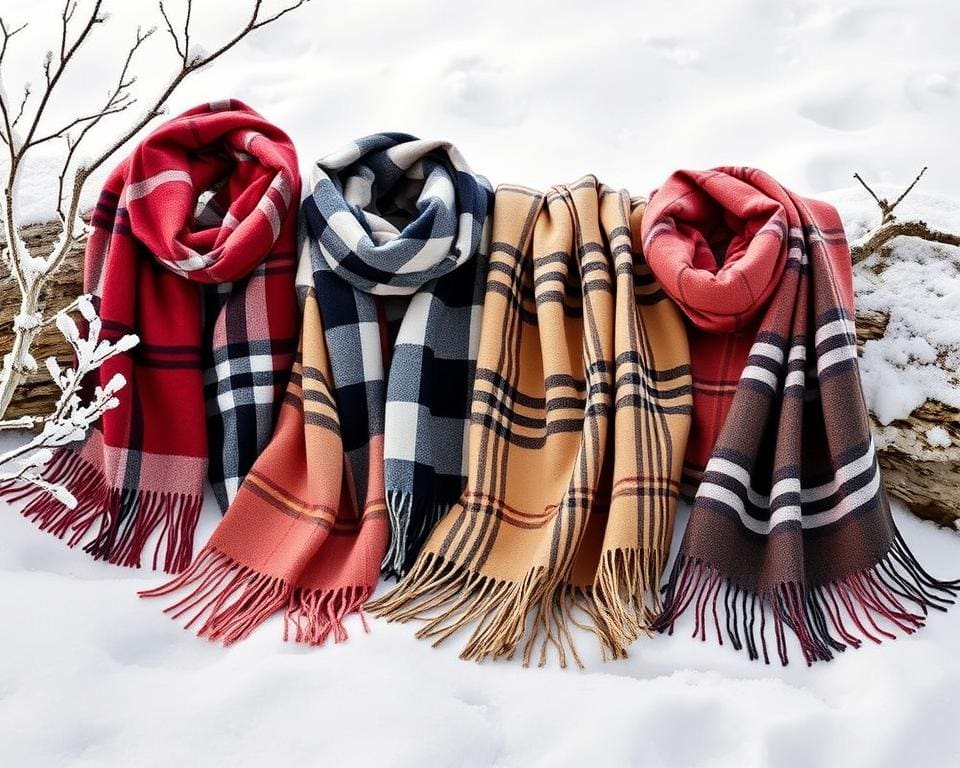 Burberry sjaals: Voor een elegante winterse look