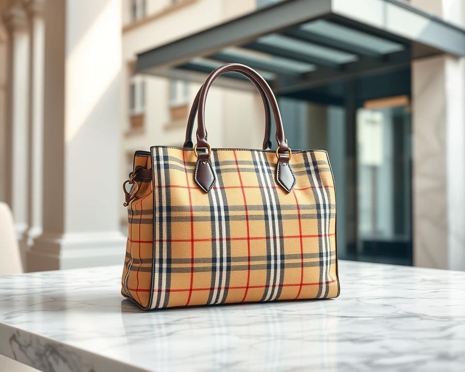 Burberry tassen: Britse charme met een moderne twist