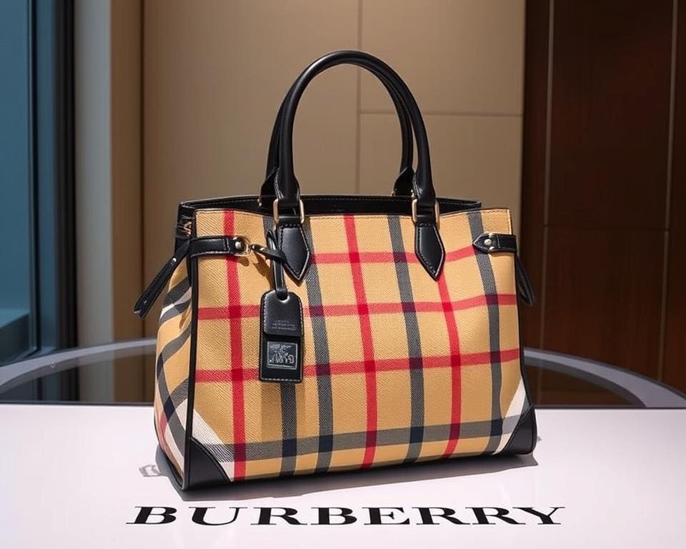 Burberry tassen: Britse elegantie met een moderne twist