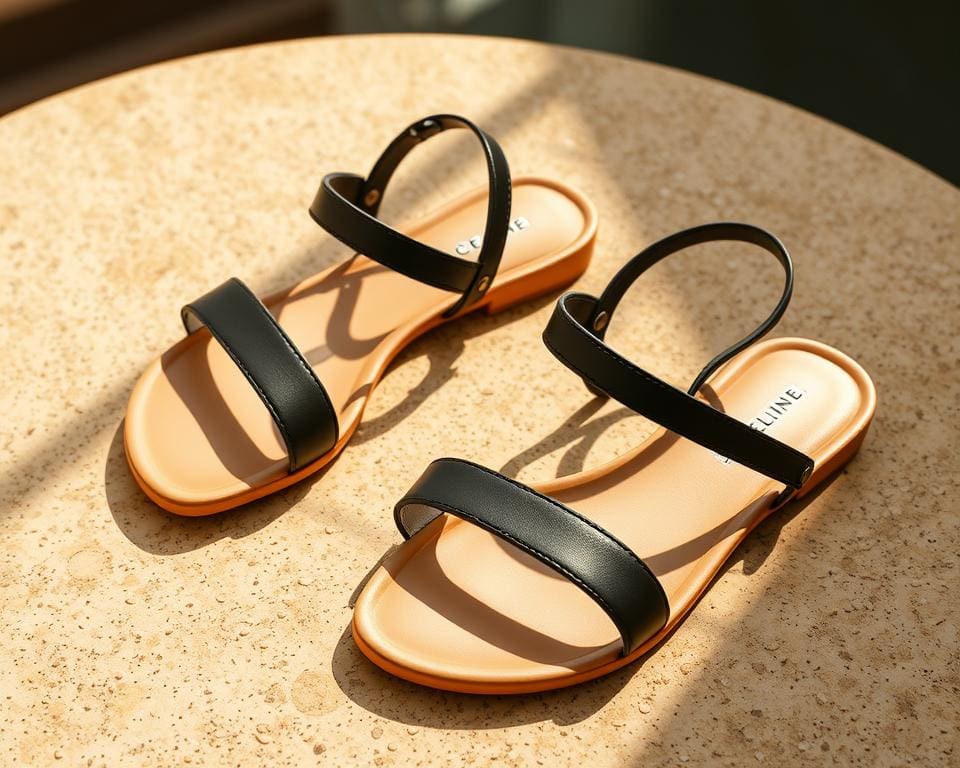 Celine sandalen minimalisme chic