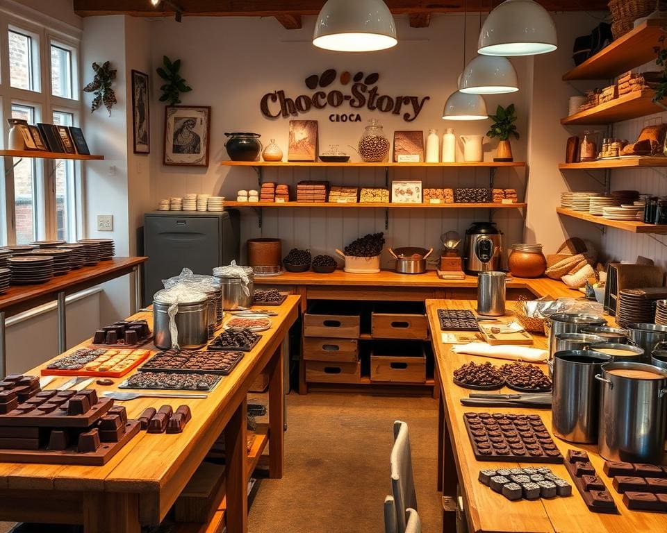 Chocolade workshops bij Choco-Story