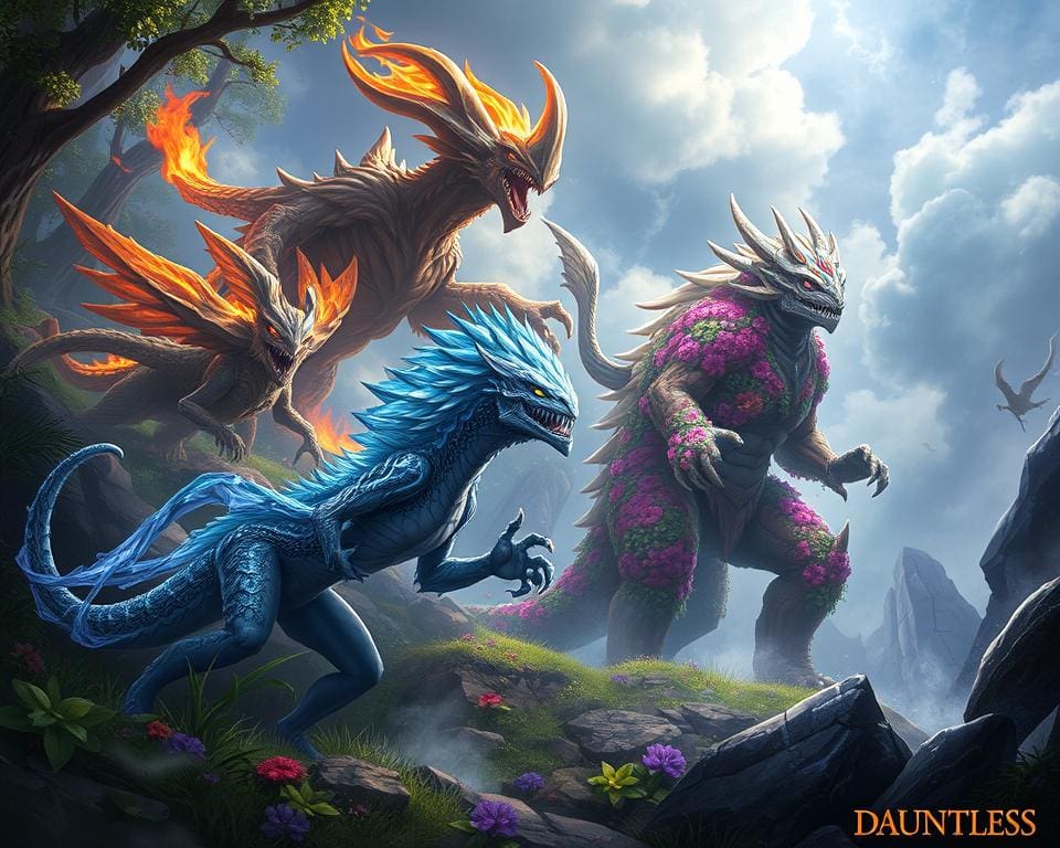 Dauntless monsters