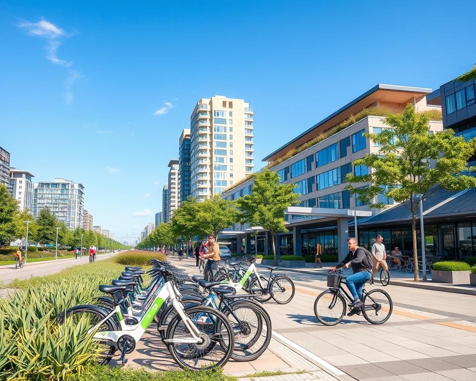 Elektrische fietsen voor duurzaam woon-werkverkeer