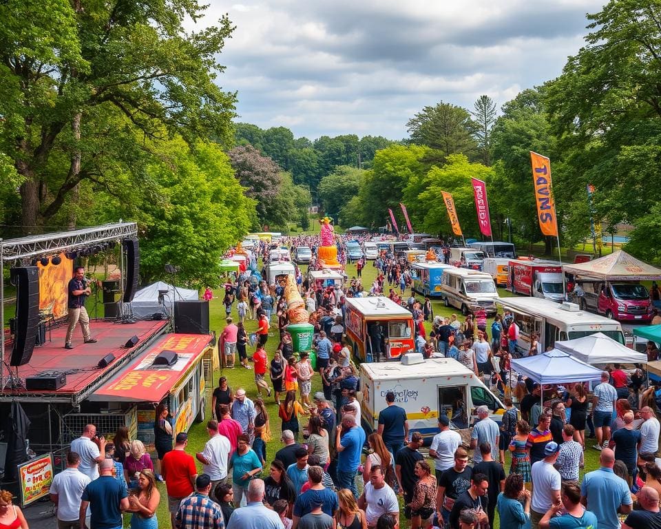 Festivaldag vol optredens, kunstinstallaties en food trucks