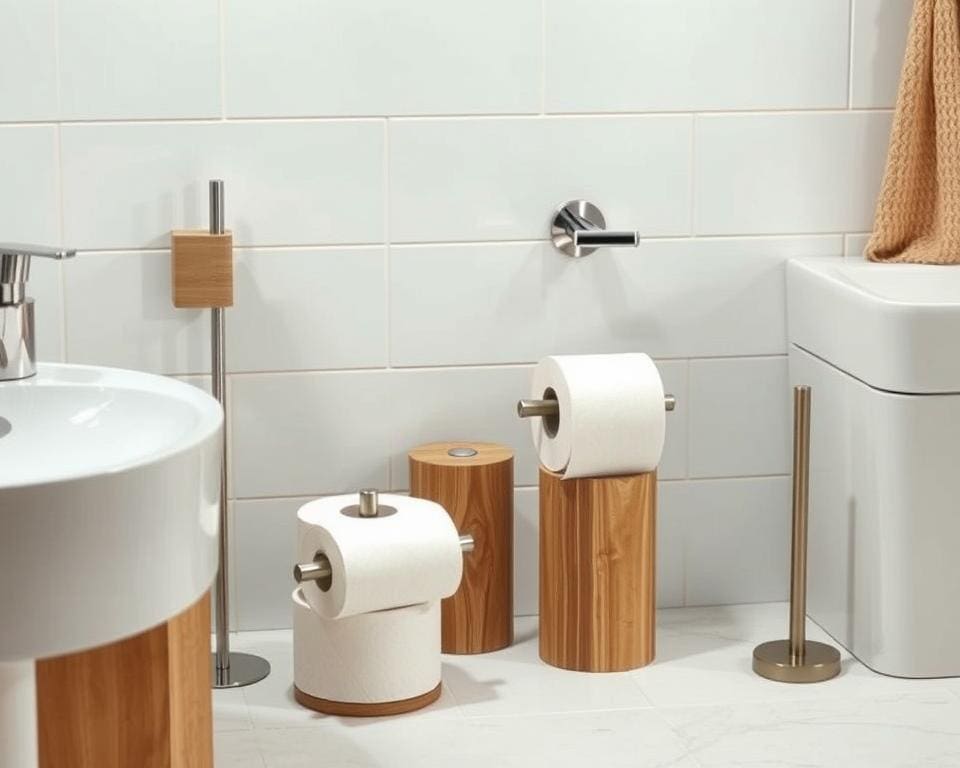 Functionaliteit en esthetiek van toiletrolhouders