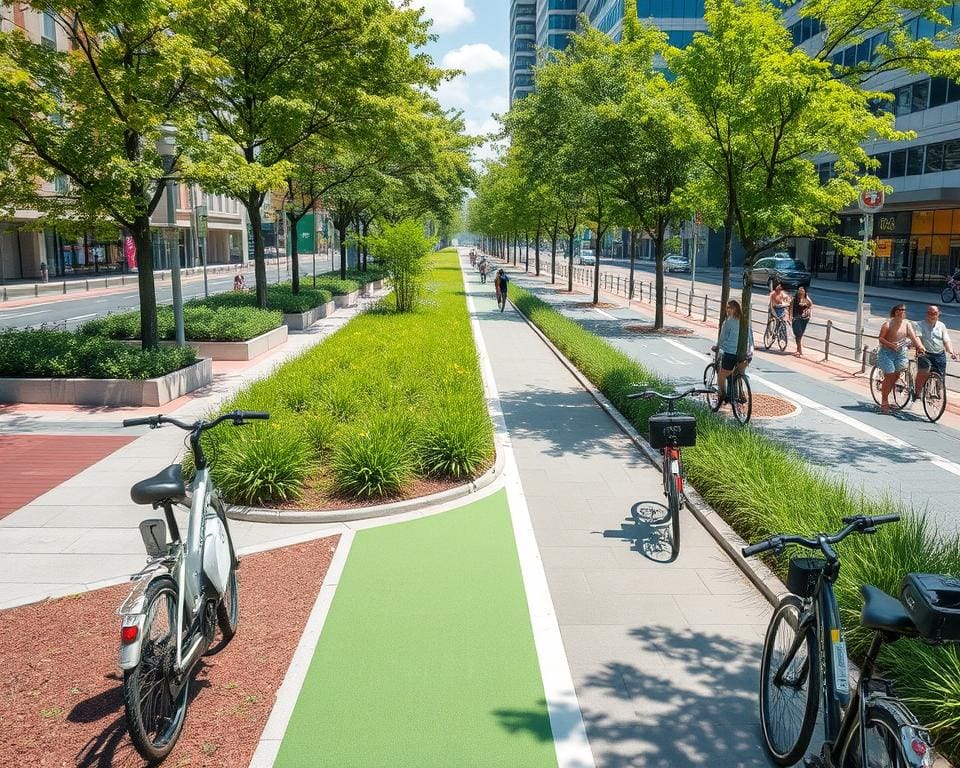 Groene mobiliteit en elektrische fietsen in de stad