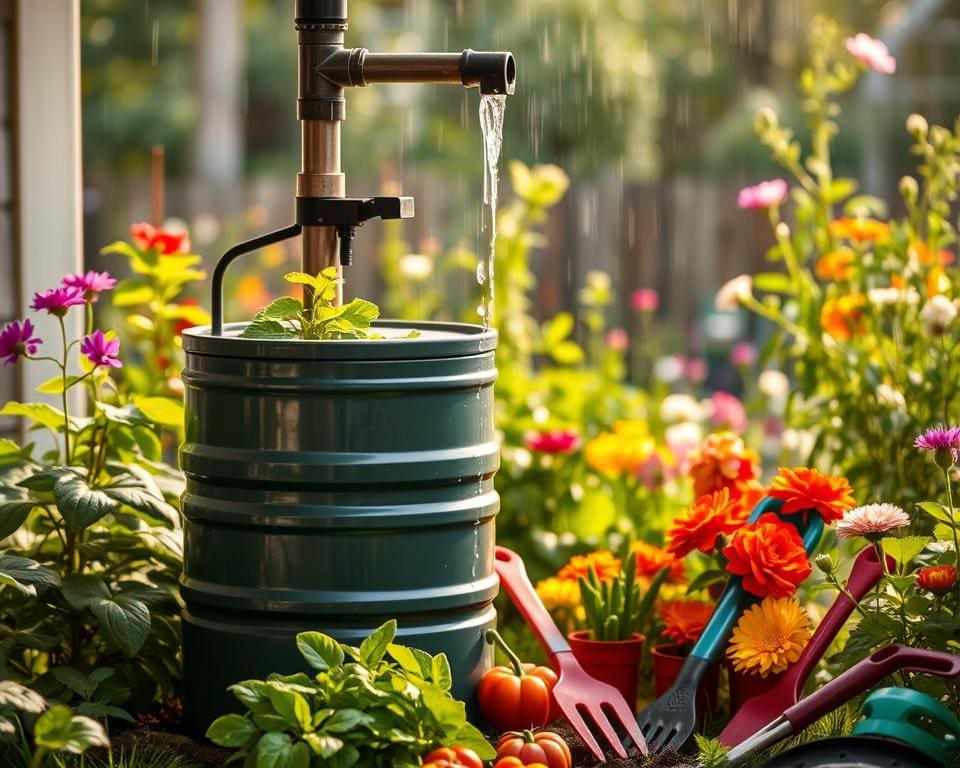 Hoe Gebruik Je Regenwater om Je Tuin Te Bevochtigen?