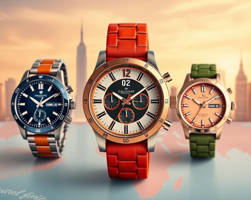 Horloges die ontworpen zijn voor de moderne globetrotter