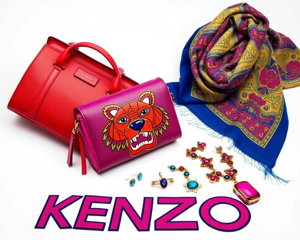 Kenzo accessoires: Kleurvolle details die opvallen