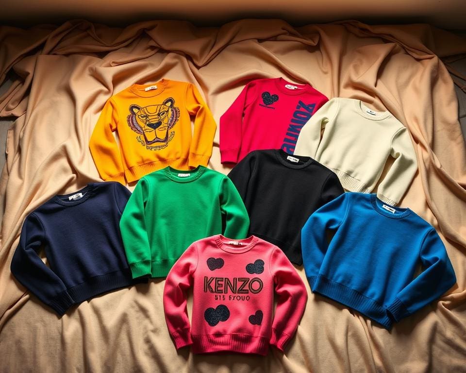 Kenzo sweaters: Comfort met een creatieve twist