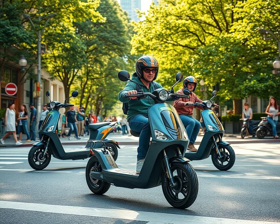 Krachtige elektrische scooters