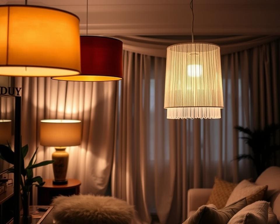 Lampenkappen die sfeer en warmte toevoegen aan je woonkamer