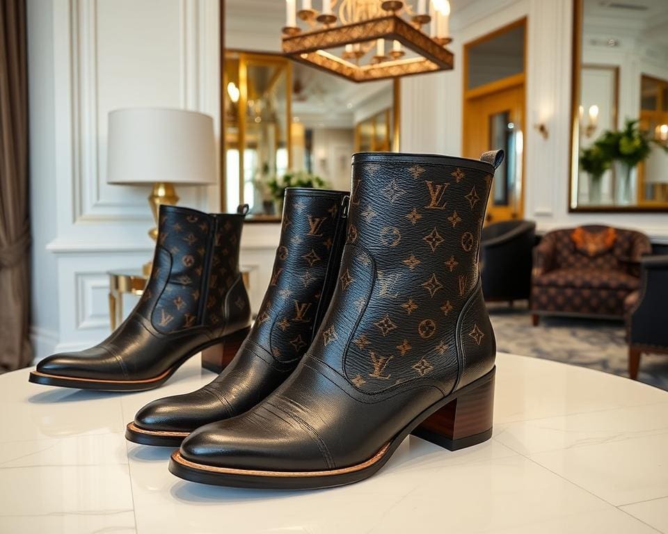 Louis Vuitton laarzen: Luxe ontmoet functionaliteit