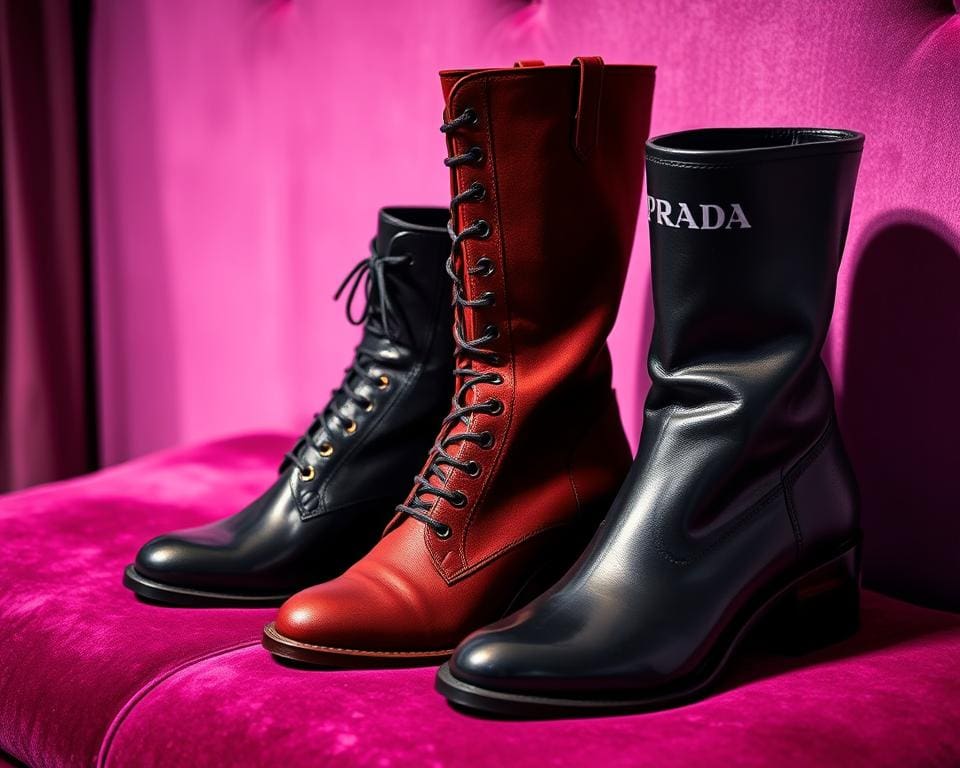 Luxe laarzen van Prada