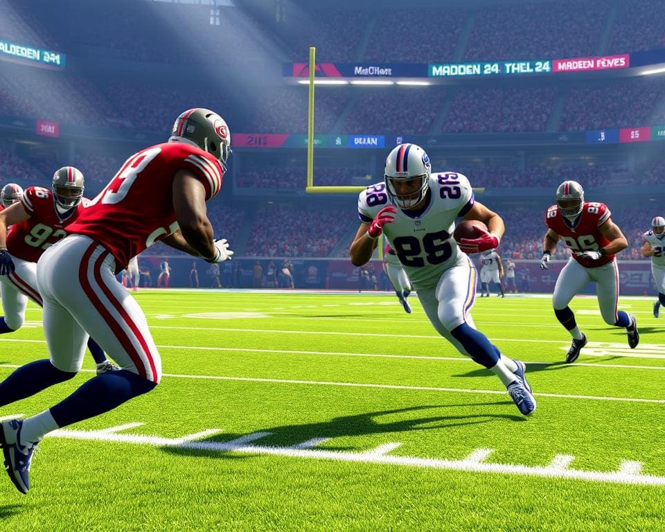 Madden NFL 24 gameplay en realistische animaties