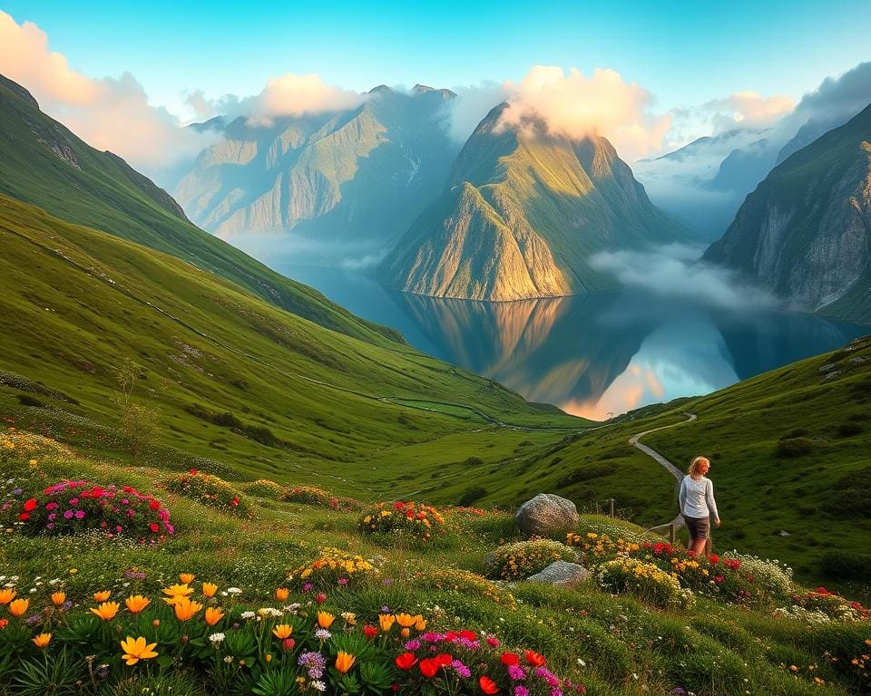 Natuurwandelingen door de fjorden van Noorwegen