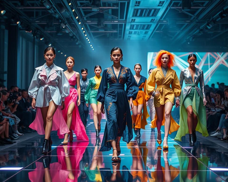 Ontwerpers die nieuwe materialen naar de catwalk brengen