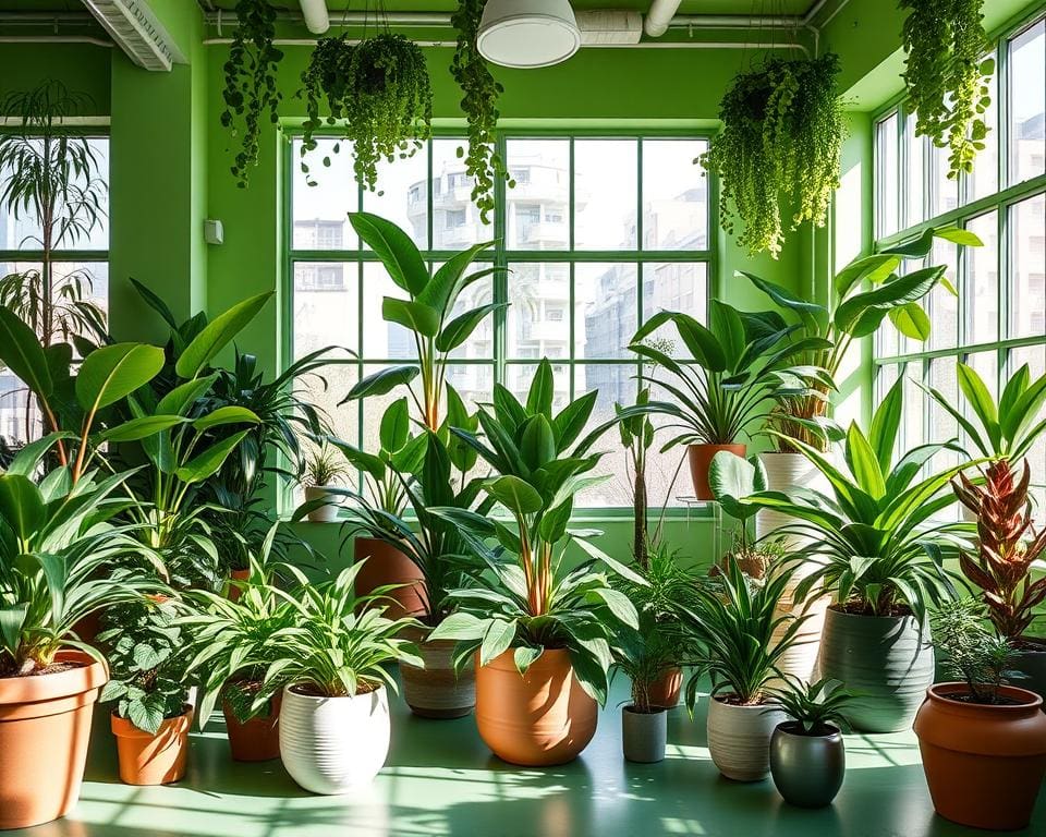 Plantenbakken voor een levendig groen interieur