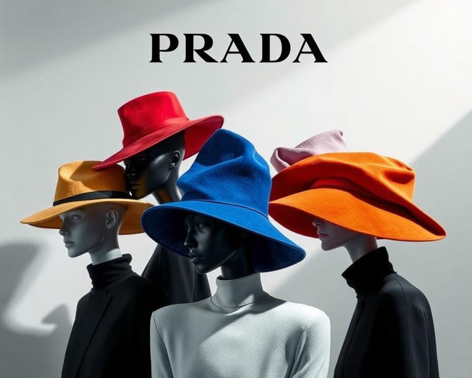 Prada hoeden: Mode met een moderne twist