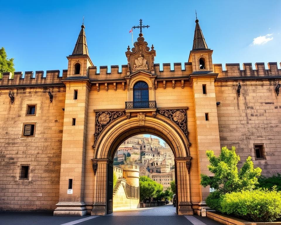 Puerta de Bisagra, historische toegangspoort in Toledo