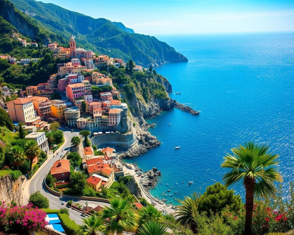 Reizen langs de schilderachtige kust van Amalfi